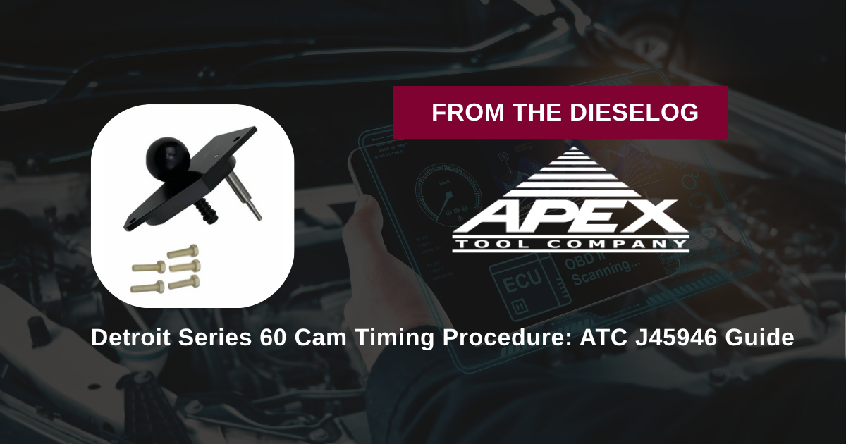 Detroit Injector Timing Tool Chart.pdf Detroit Series 60 Cam Timing Guide | J45946 Procedure