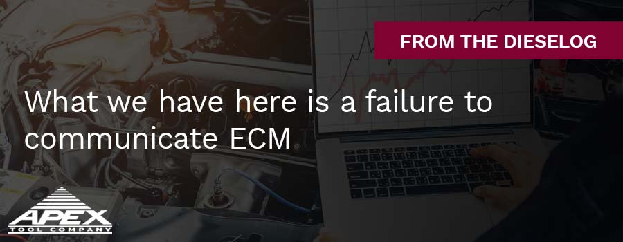 What we have here is a failure to communicate ECM Style