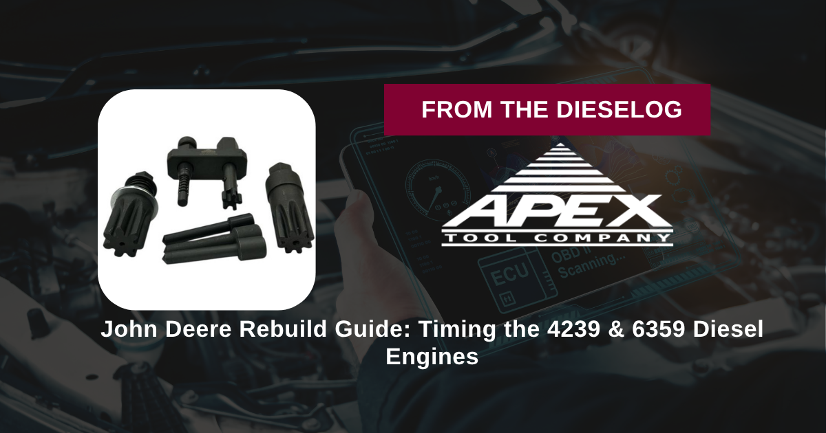 John Deere 4239 & 6359 Timing Guide | JT07223A Procedure