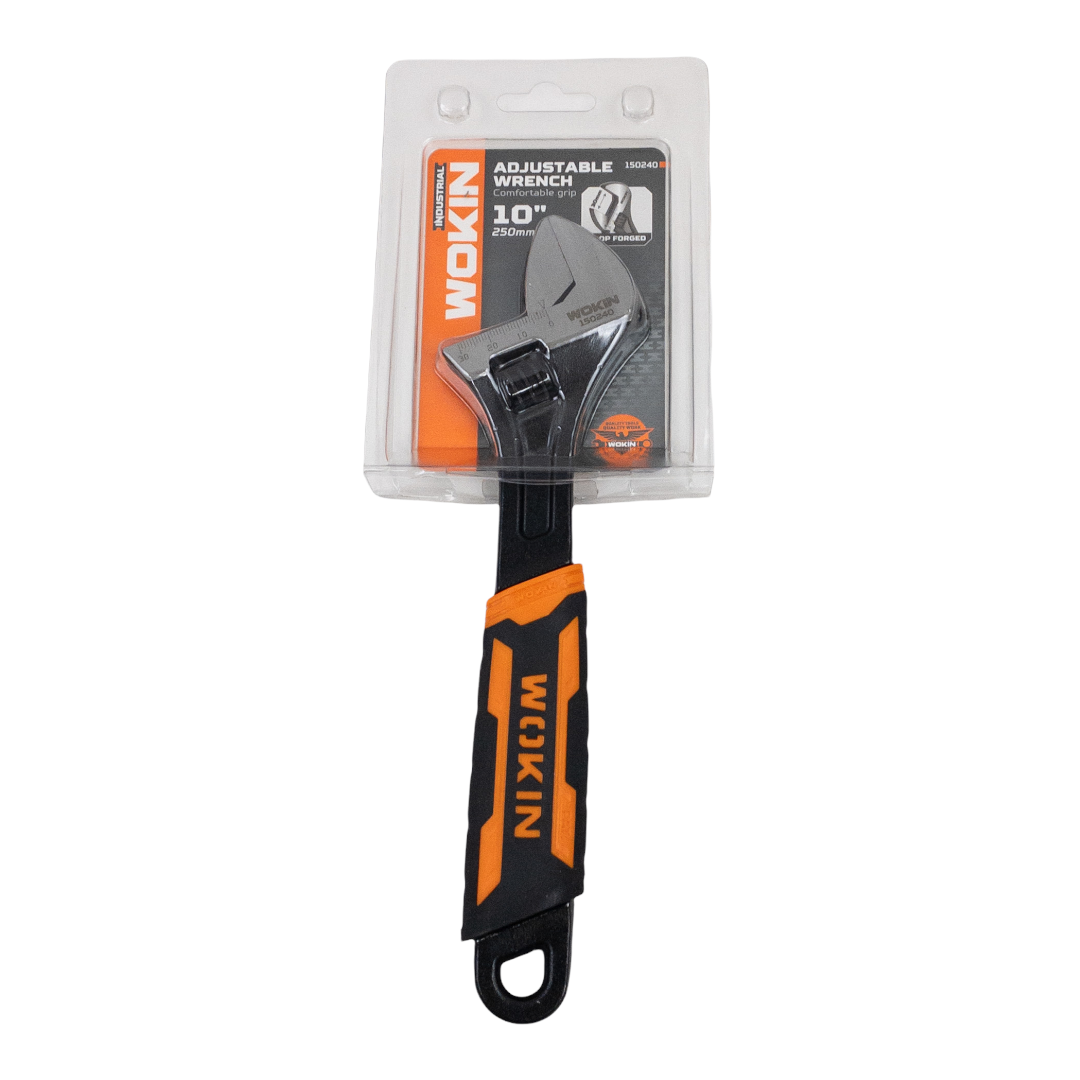Llave Ajustable CRESCENT 10 Pulgadas - Acero Cromado, Mandíbula Hexagonal, Mango Ancho