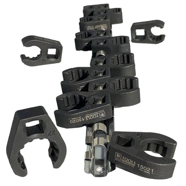 SP 15000 13 Piece 3/8" Drive 12 Point Shouldered Crowfoot Socket Set 10MM-22MM