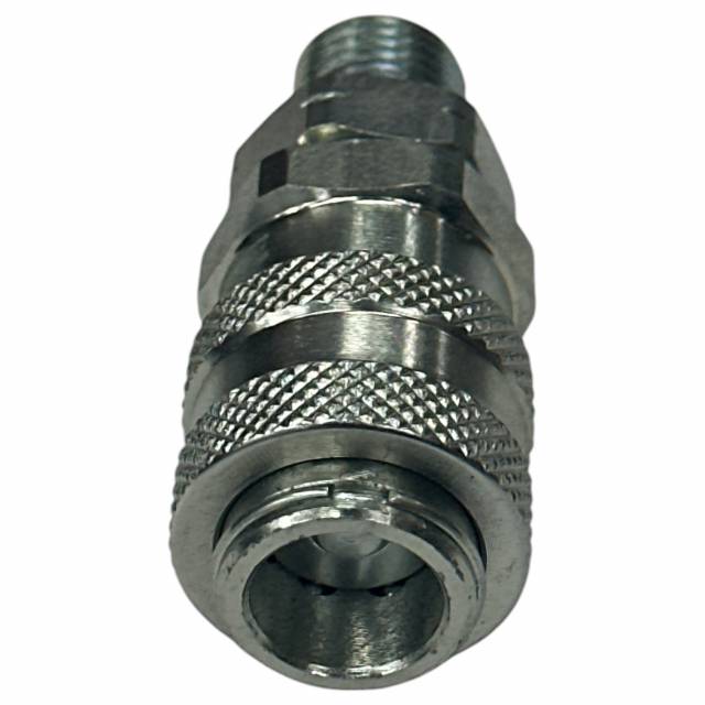 ATC J-47912-QC close up detailing the precision quick-disconnect internal check valve interface