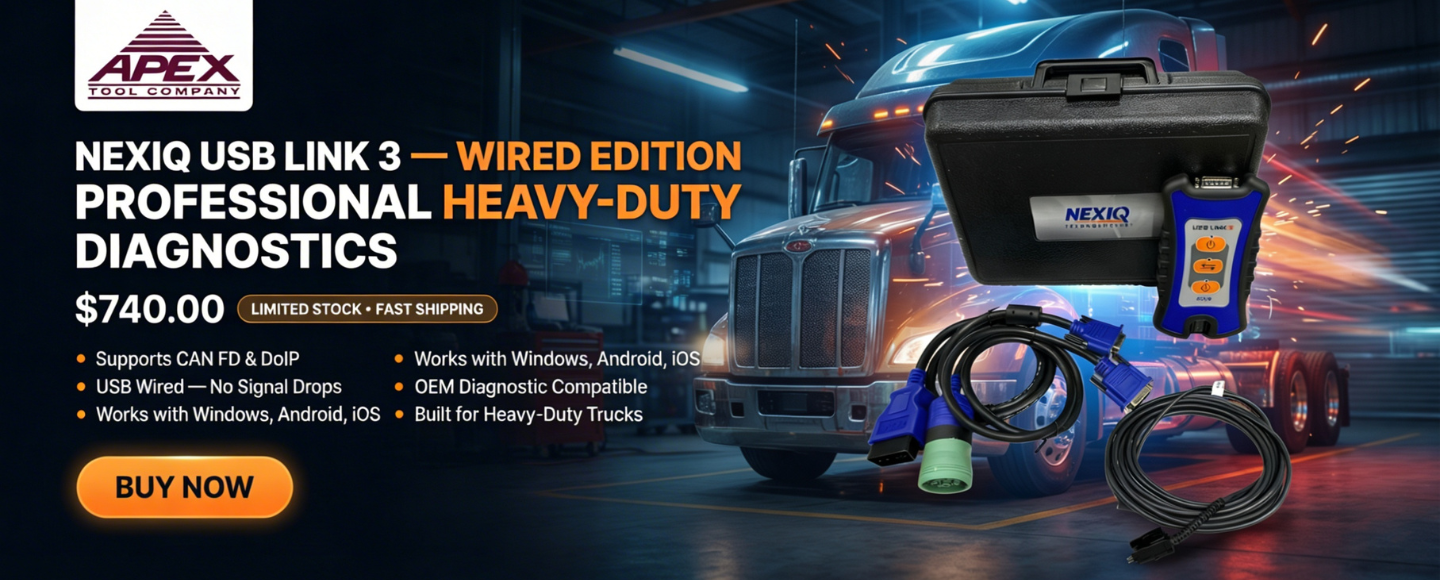 NEXIQ 121054 Usb Link 3 Wired Edition Diagnostic Heavy Duty Vehicle Interface