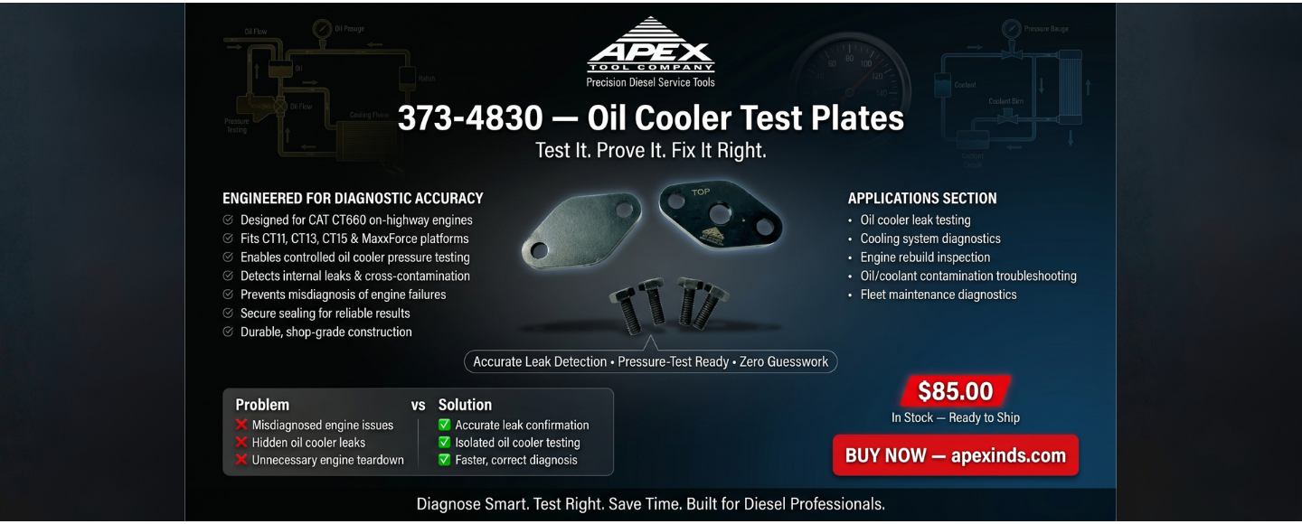 ZTSE4289A Navistar / International Cylinder Head Pressure Adapter Plates