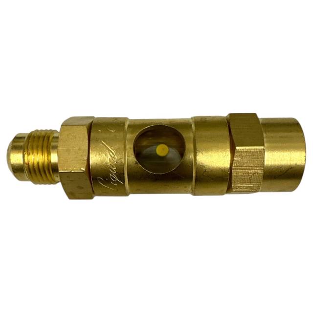 M50042 1/2 Inch In-Line Fuel Diagnostic Sight Glass Side Clearance Profile