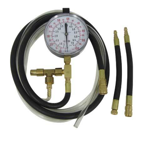 ATCL-TU-469 Fuel Injection Pressure Tester with Schrader Adapters