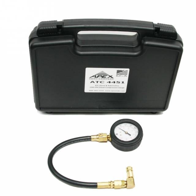 ATC 4451 Diesel Compression Gauge 0-1000 PSI – Heavy-Duty Engine Service Tool